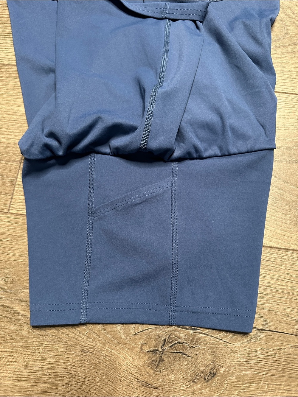 Lululemon Align High-Rise Tennis Active Skirt Skort Blue Twill Magic Logo Size 8 - Picture 7 of 12